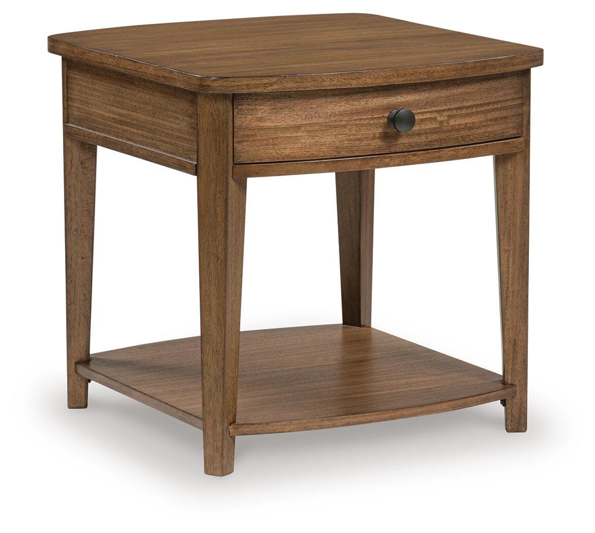 Burkbyer End Table - T513-3 - product view or room setting; only end table included (supplier image 1)