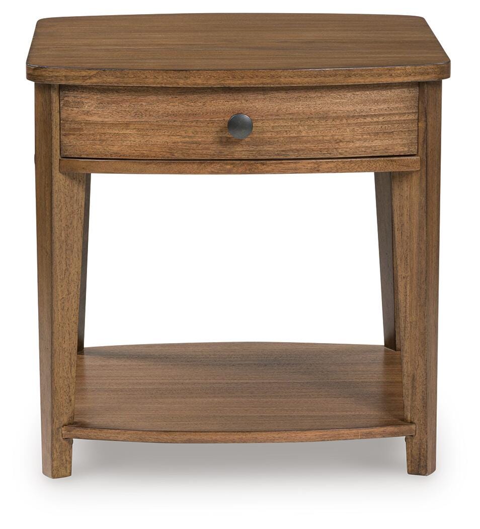 Burkbyer End Table - T513-3 - product view or room setting; only end table included (supplier image 3)