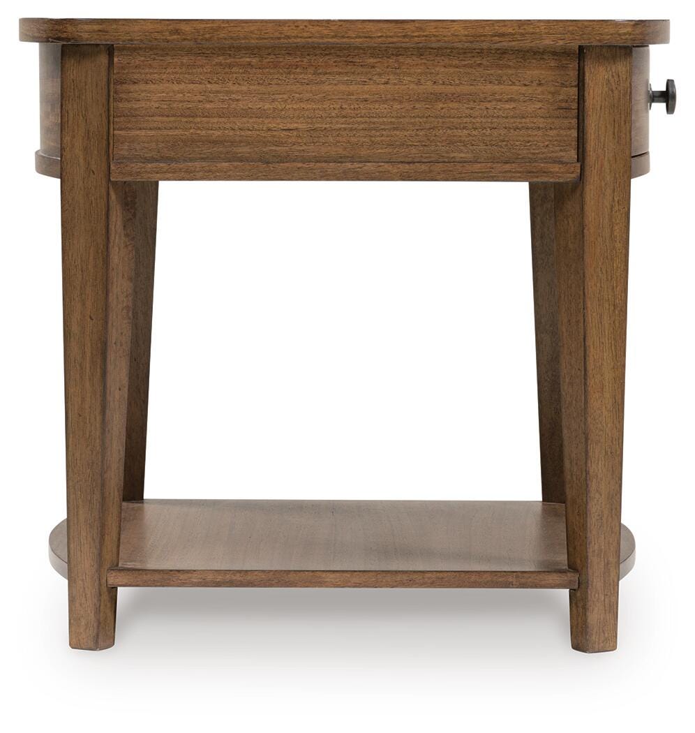 Burkbyer End Table - T513-3 - product view or room setting; only end table included (supplier image 4)