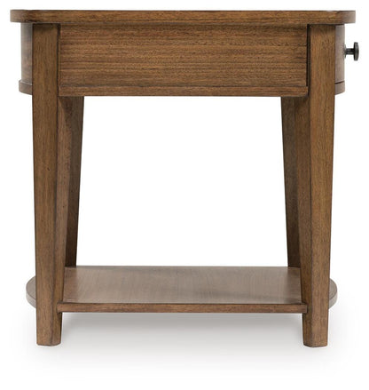 Burkbyer End Table - T513-3 - product view or room setting; only end table included (supplier image 4)