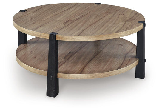 Ridgester Coffee Table - T518-8 - product view or room setting; only coffee table included (supplier image 1)