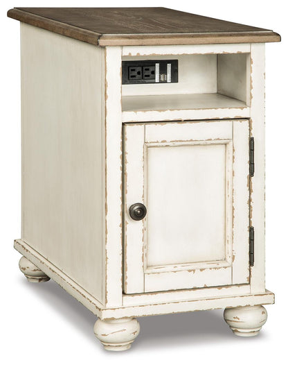Realyn Chairside End Table - T523-7 - product view or room setting; only end table included (supplier image 1)