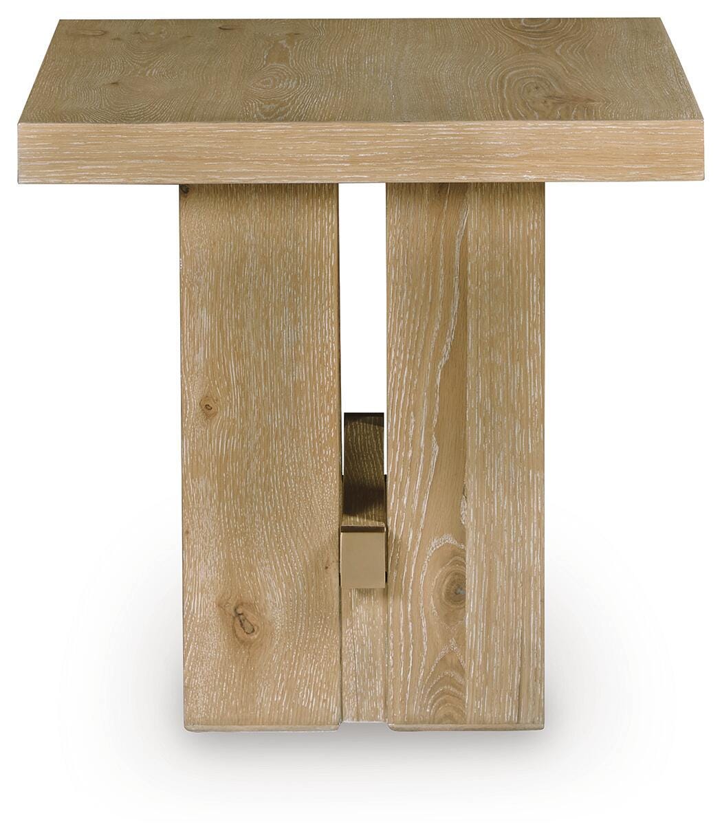 Crendlin End Table - T537-3 - product view or room setting; only end table included (supplier image 4)