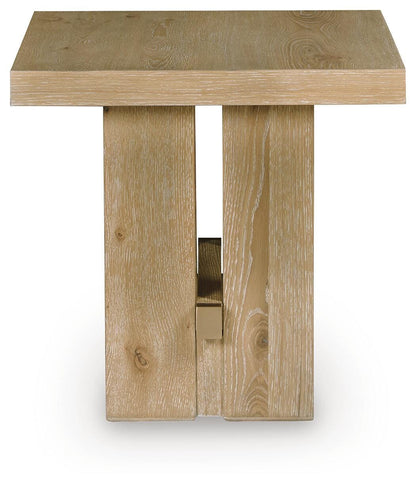 Crendlin End Table - T537-3 - product view or room setting; only end table included (supplier image 4)