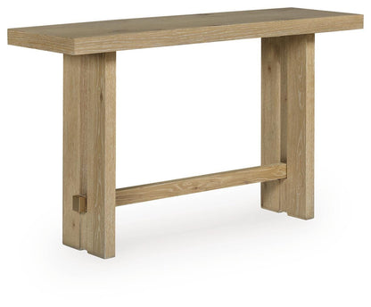 Crendlin Sofa Table - T537-4 - product view or room setting; only console table included (supplier image 1)
