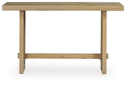 Crendlin Sofa Table - T537-4 - product view or room setting; only console table included (supplier image 3)