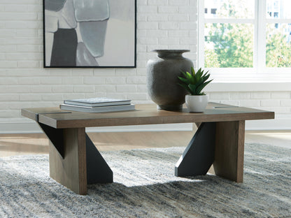 Kandinew Coffee Table - T554-1 - product view or room setting; only coffee table included (supplier image 2)