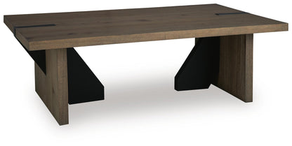 Kandinew Coffee Table - T554-1 - product view or room setting; only coffee table included (supplier image 1)