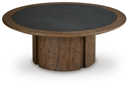 Dontayne Coffee Table - T563-8 - product view or room setting; only coffee table included (supplier image 3)