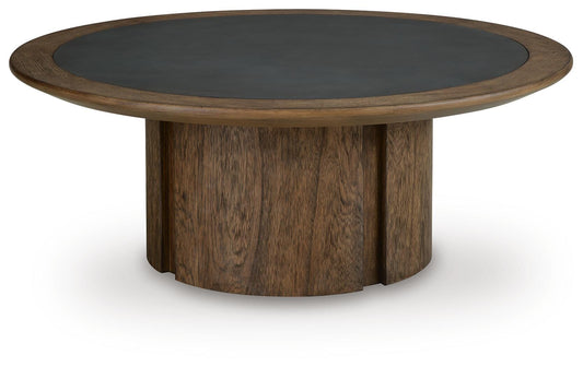 Dontayne Coffee Table - T563-8 - product view or room setting; only coffee table included (supplier image 1)