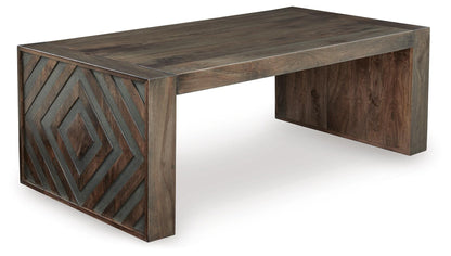 Dreggan Coffee Table - T567-1 - product view or room setting; only coffee table included (supplier image 1)