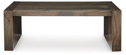 Dreggan Coffee Table - T567-1 - product view or room setting; only coffee table included (supplier image 3)