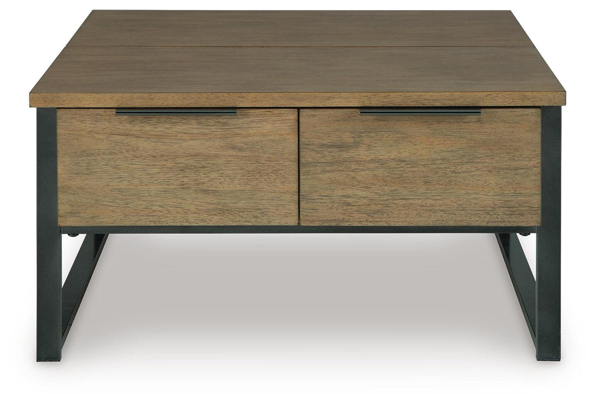 Montia Lift-Top Coffee Table - T602-00 - product view or room setting; only coffee table included (supplier image 4)