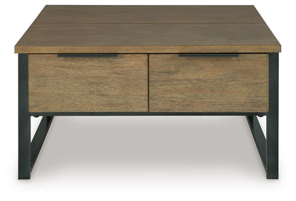 Montia Lift-Top Coffee Table - T602-00 - product view or room setting; only coffee table included (supplier image 4)