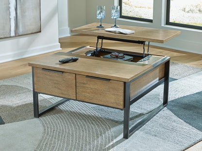 Montia Lift-Top Coffee Table - T602-00 - product view or room setting; only coffee table included (supplier image 6)