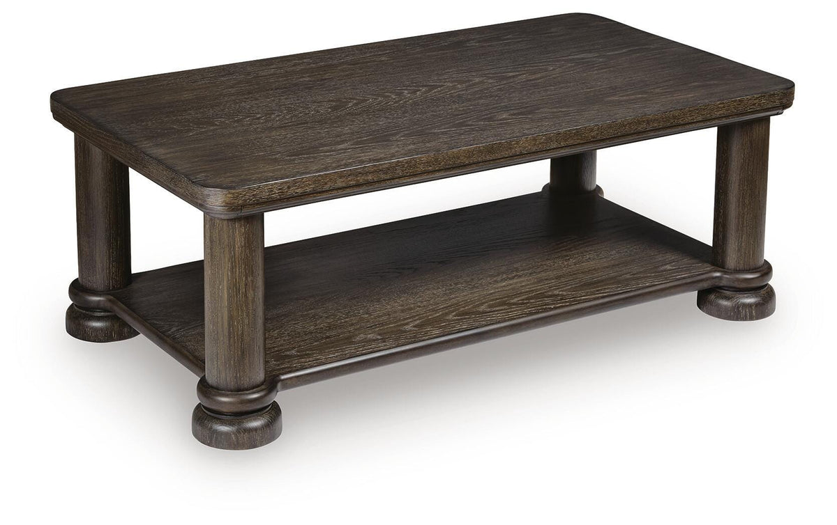 Bannette Coffee Table - T605-1 - product view or room setting; only coffee table included (supplier image 4)