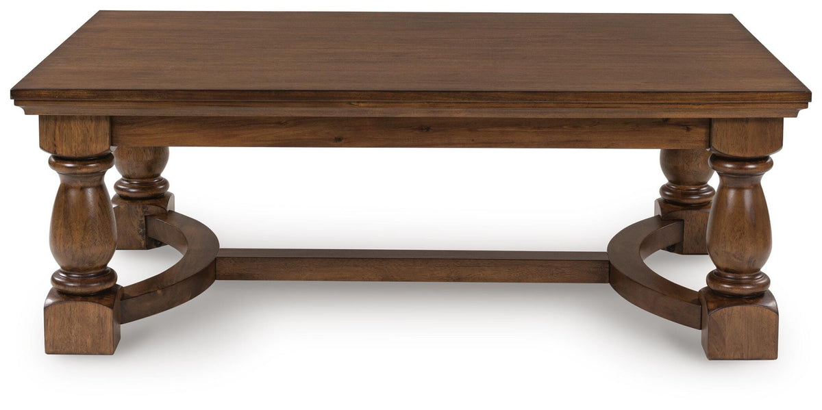 Sturlayne Coffee Table - T609-1 - product view or room setting; only coffee table included (supplier image 3)
