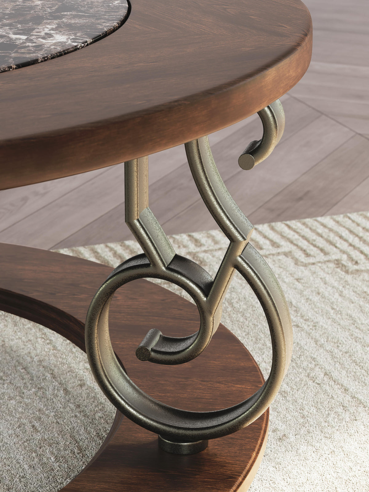 Frallyn Coffee Table - T623-8 - finish or detail (supplier image 6)