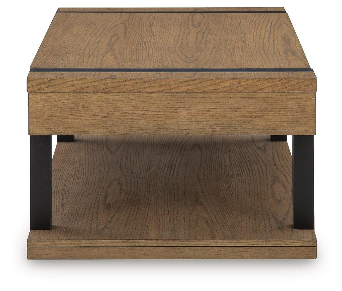 Jorannti Lift-Top Coffee Table - T631-9 - product view or room setting; only coffee table included (supplier image 5)