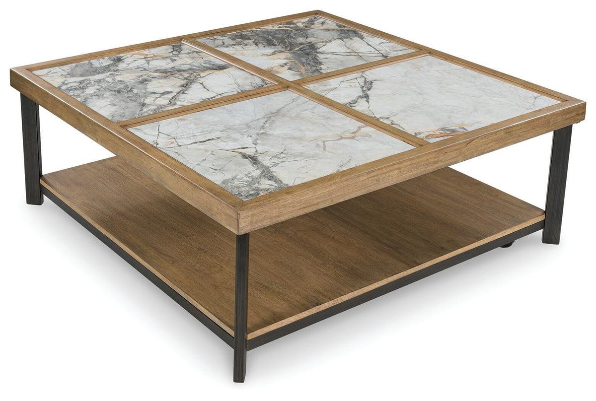 Montia Coffee Table - T632-8 - product view or room setting; only coffee table included (supplier image 3)