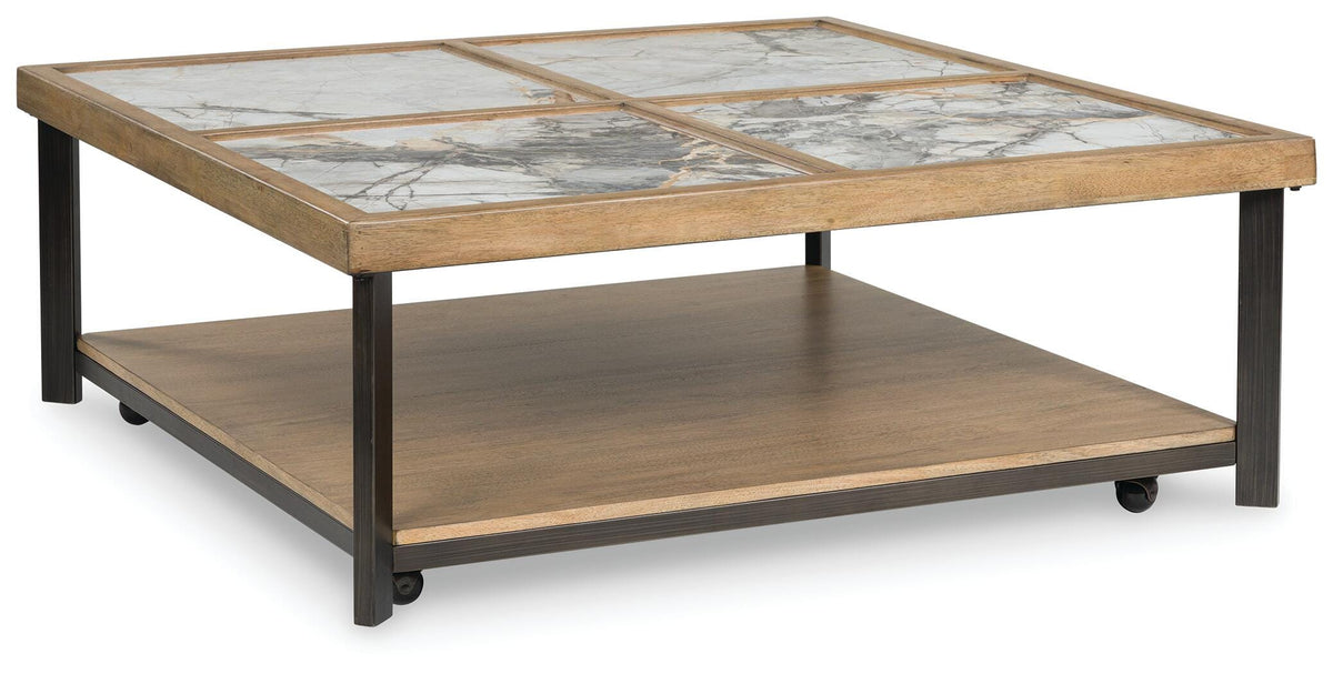 Montia Coffee Table - T632-8 - product view or room setting; only coffee table included (supplier image 1)