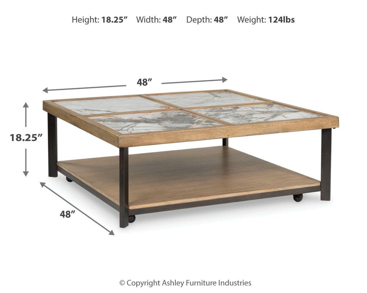 Montia Coffee Table - T632-8 - approximate manufacturer dimensions (supplier image 11)