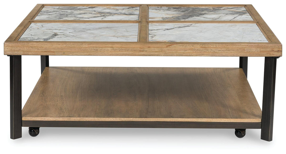 Montia Coffee Table - T632-8 - product view or room setting; only coffee table included (supplier image 5)