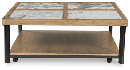 Montia Coffee Table - T632-8 - product view or room setting; only coffee table included (supplier image 5)