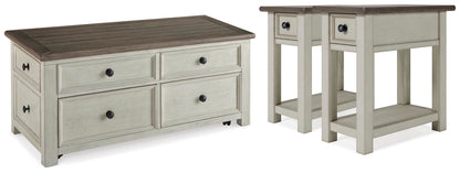 Bolanburg Coffee Table Sets - T637T6 - product view or room setting; complete kit and included component views (supplier image 70)