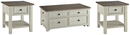 Bolanburg Coffee Table Sets - T637T3 - product view or room setting; complete kit and included component views (supplier image 33)