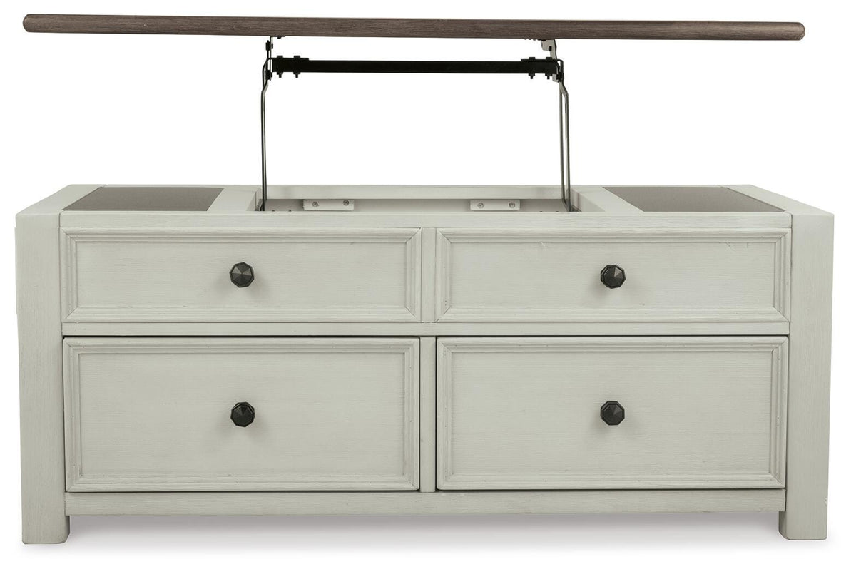 Bolanburg Coffee Table with Lift Top - T637-20 - product view or room setting; only coffee table included (supplier image 7)