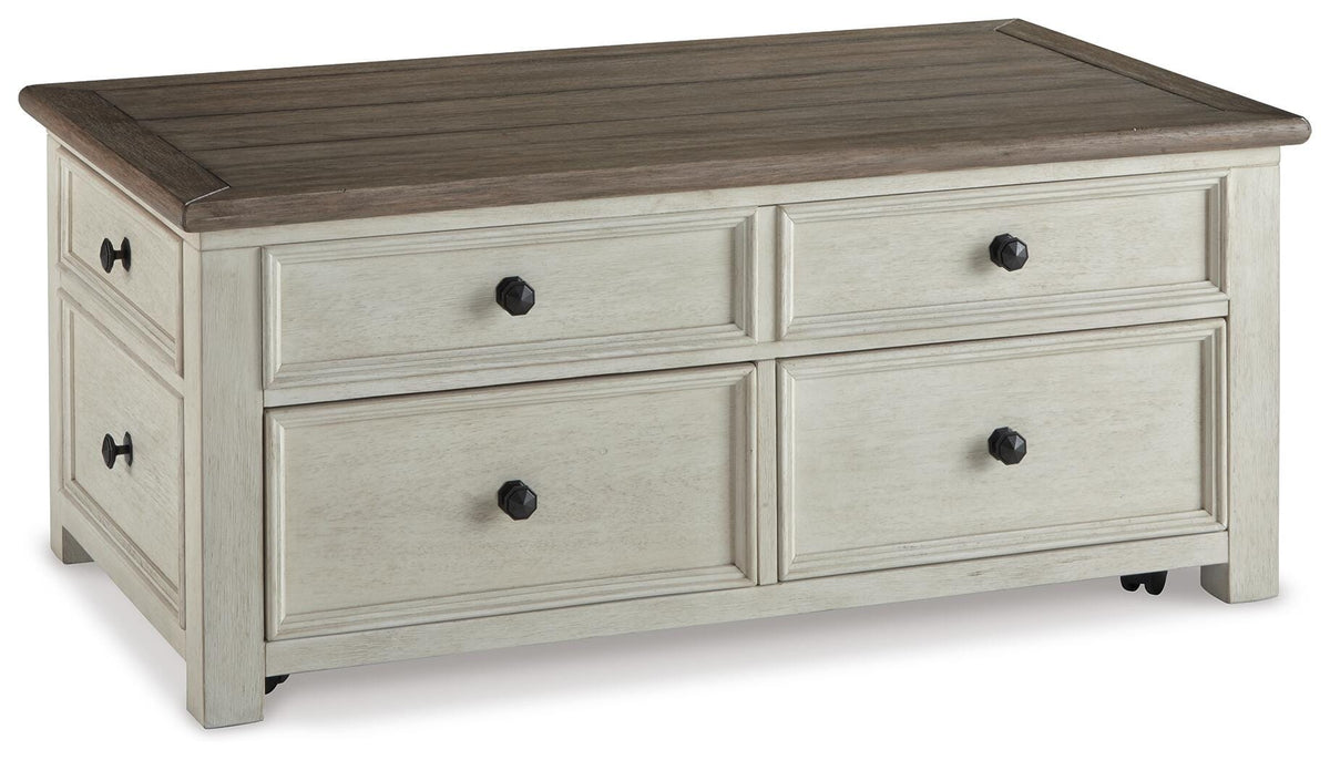 Bolanburg Coffee Table with Lift Top - T637-20 - product view or room setting; only coffee table included (supplier image 1)