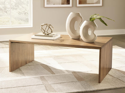 Ella Grove Coffee Table - T639-1 - product view or room setting; only coffee table included (supplier image 2)