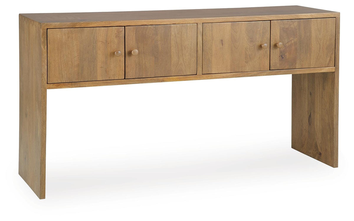 Ella Grove Console - T639-4 - product view or room setting; only console table included (supplier image 1)