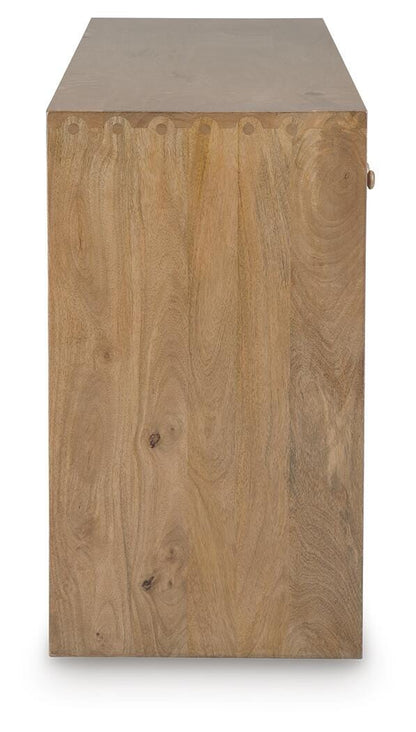 Ella Grove Console - T639-4 - product view or room setting; only console table included (supplier image 5)