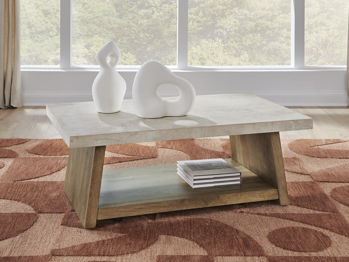 Brendalhouse Coffee Table - T642-1 - product view or room setting; only coffee table included (supplier image 2)