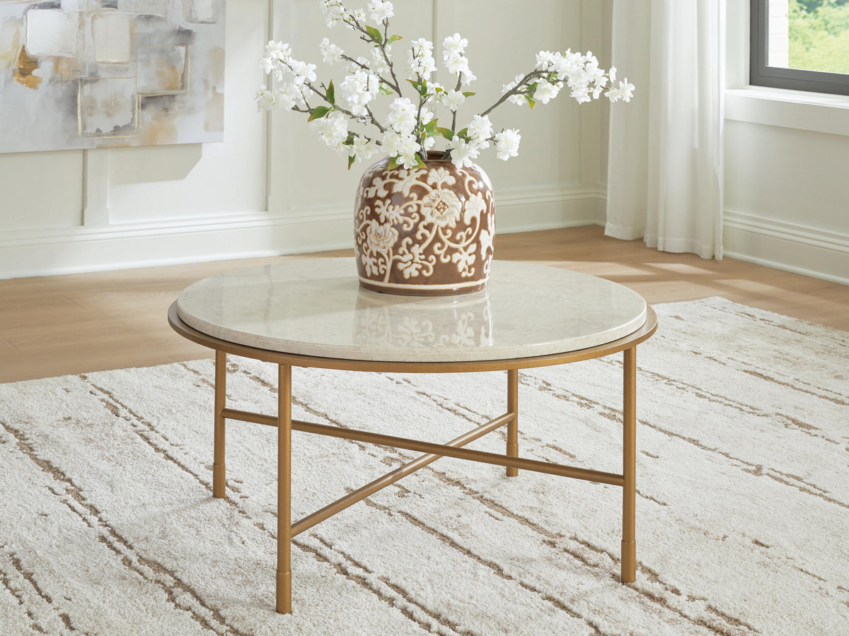 Alben Coffee Table - T643-8 - product view or room setting; only coffee table included (supplier image 2)
