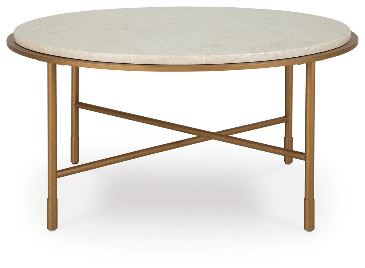 Alben Coffee Table - T643-8 - product view or room setting; only coffee table included (supplier image 3)