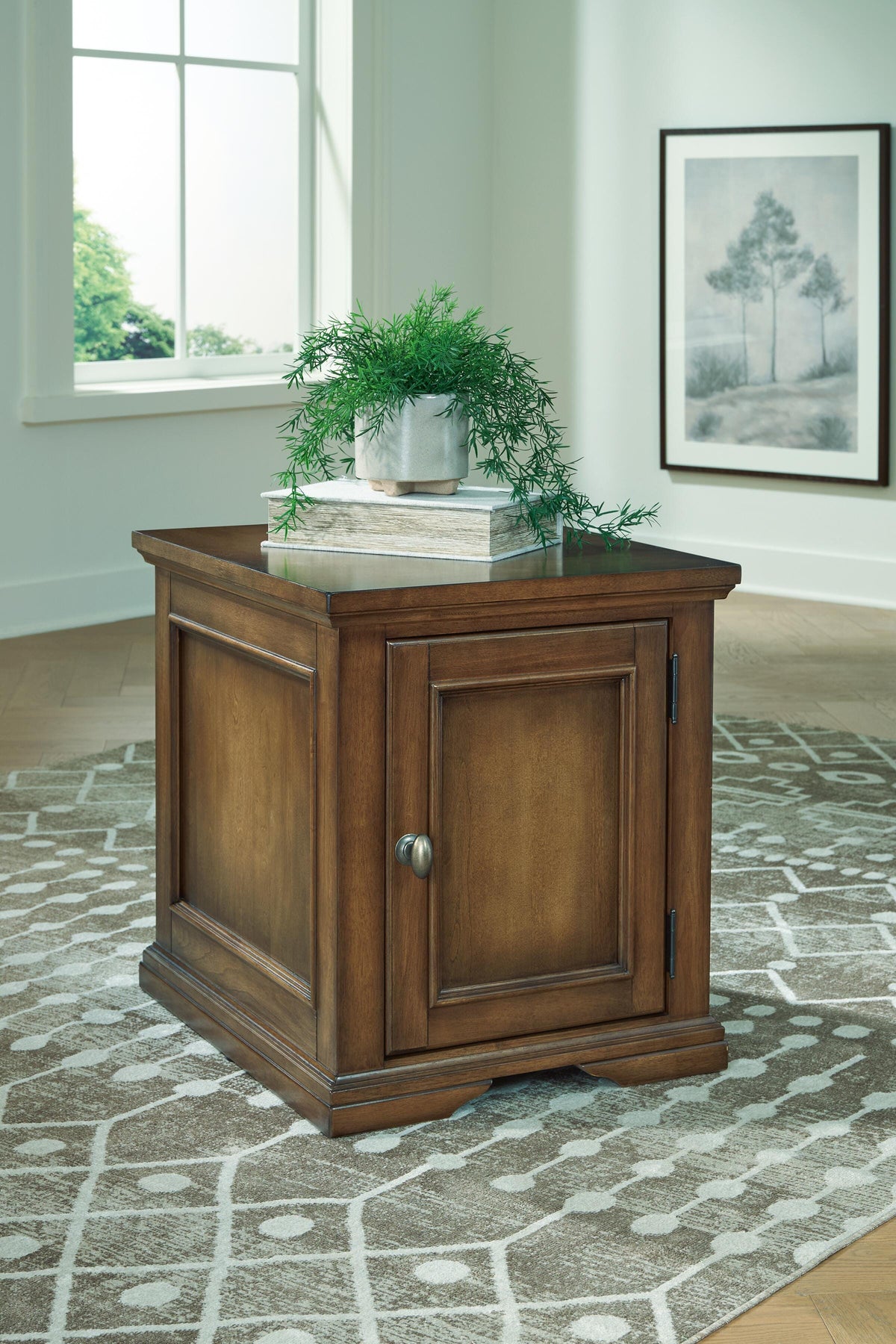 Channley End Table - T649-3 - product view or room setting; only end table included (supplier image 2)