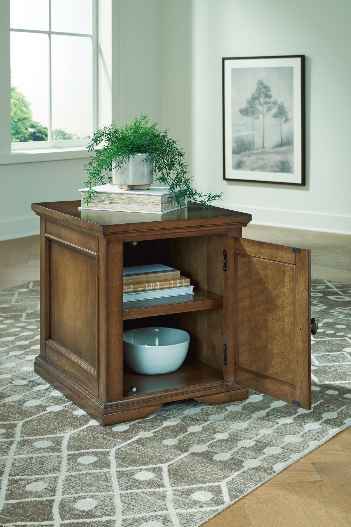 Channley End Table - T649-3 - product view or room setting; only end table included (supplier image 7)