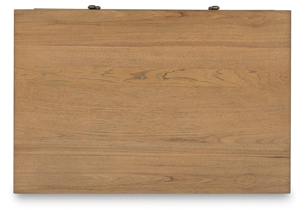 Sharlance Lift-Top Coffee Table - T655-9 - product view or room setting; only coffee table included (supplier image 7)