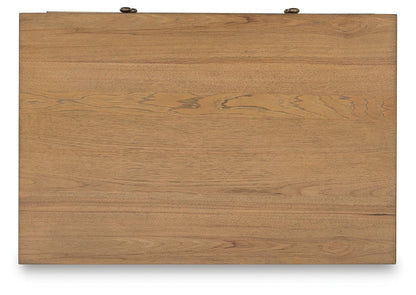 Sharlance Lift-Top Coffee Table - T655-9 - product view or room setting; only coffee table included (supplier image 7)