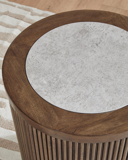 Hadonna End Table - T658-6 - finish or detail (supplier image 4)
