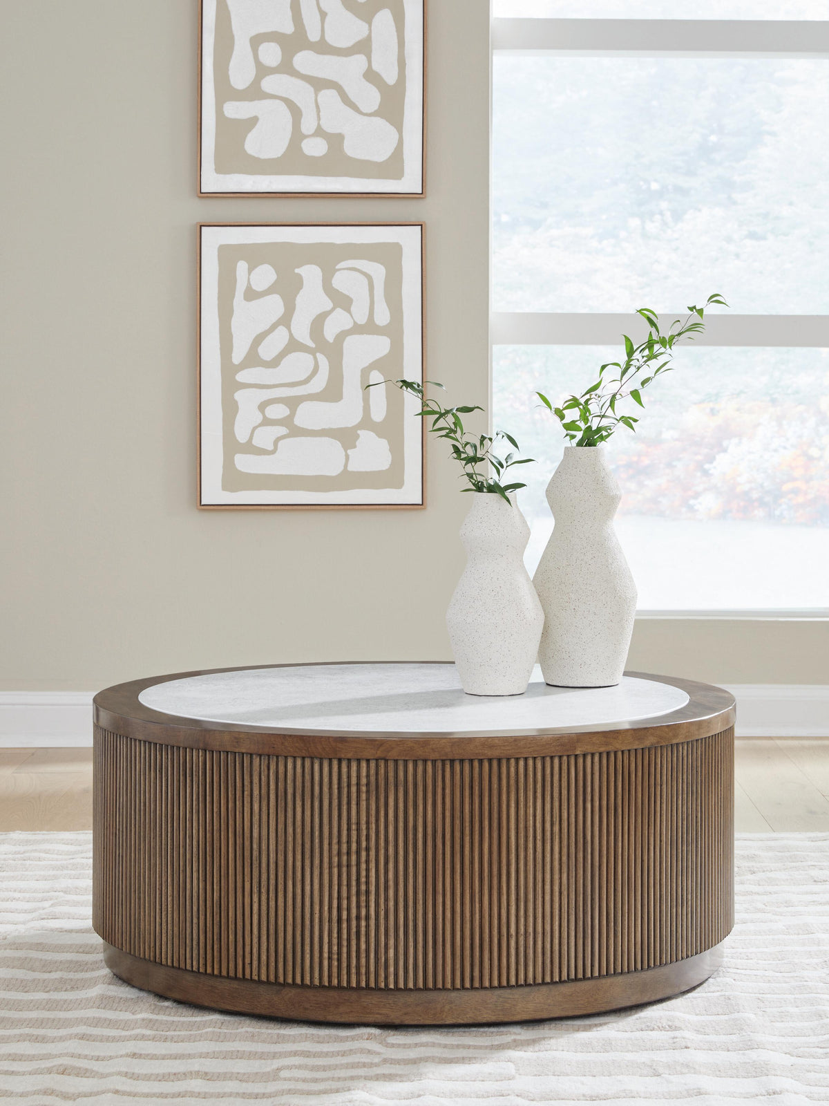 Hadonna Coffee Table - T658-8 - product view or room setting; only coffee table included (supplier image 2)