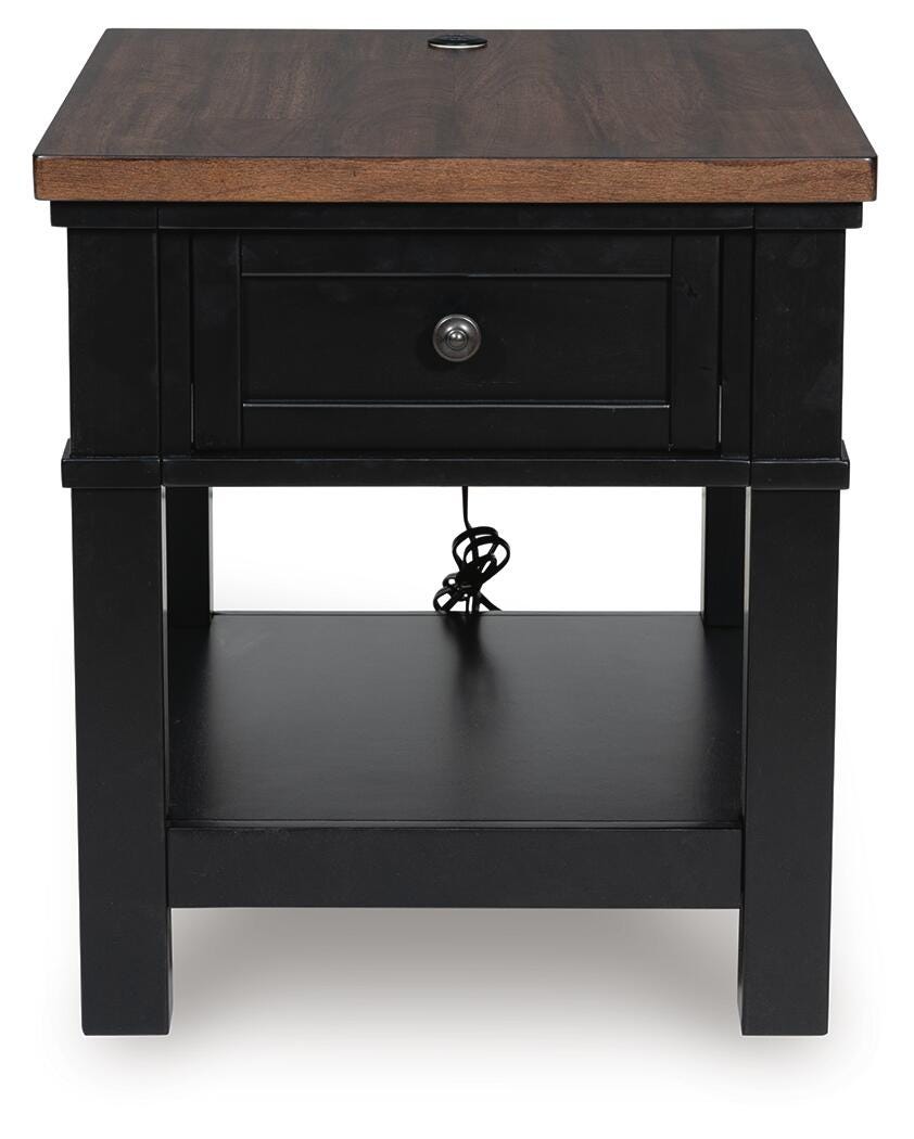 Wildenauer End Table - T664-3 - product view or room setting; only end table included (supplier image 4)