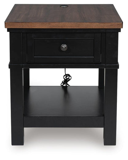 Wildenauer End Table - T664-3 - product view or room setting; only end table included (supplier image 4)