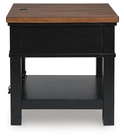 Wildenauer End Table - T664-3 - product view or room setting; only end table included (supplier image 5)