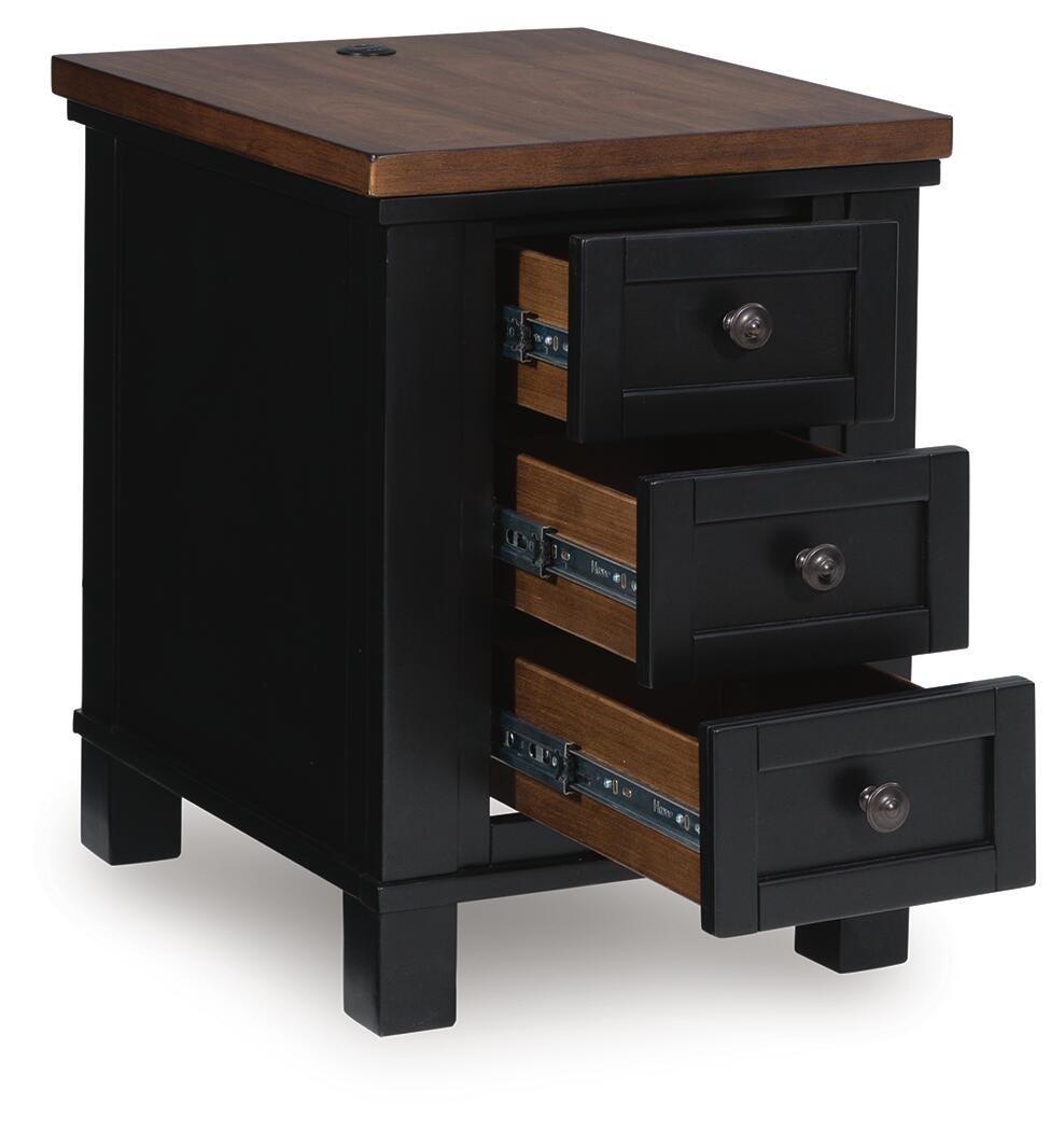 Wildenauer Lift-top Coffee Table and 2 Chairside End Tables - T664T1 - product view or room setting; complete kit and included component views (supplier image 4)