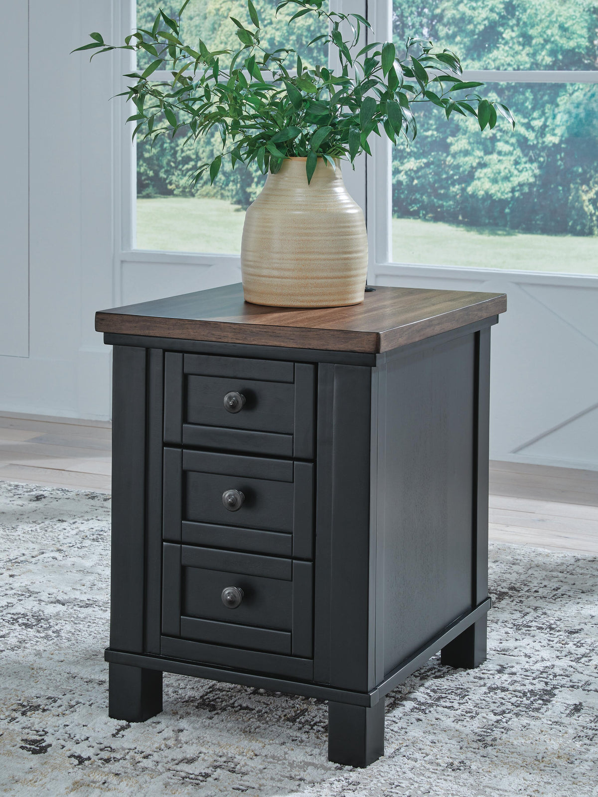 Wildenauer Chairside End Table - T664-7 - product view or room setting; only end table included (supplier image 2)