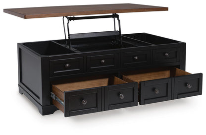 Wildenauer Lift-Top Coffee Table - T664-9 - product view or room setting; only coffee table included (supplier image 3)